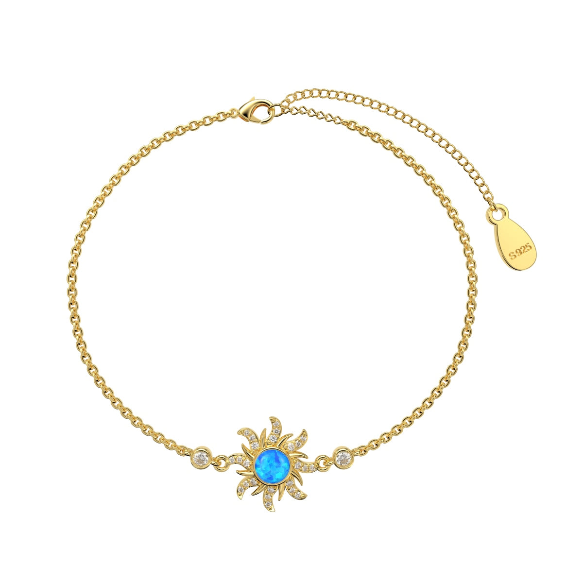 Sunkissed Blue Opal Bracelet