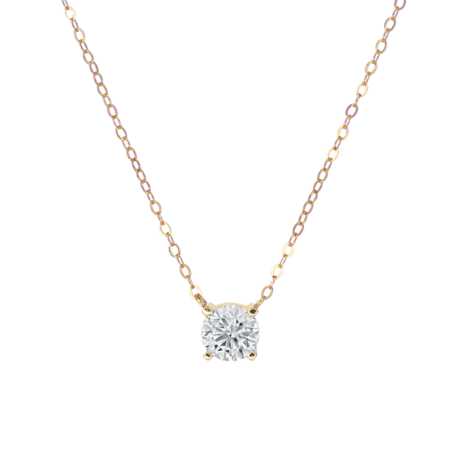 Everyday Solitaire Necklace