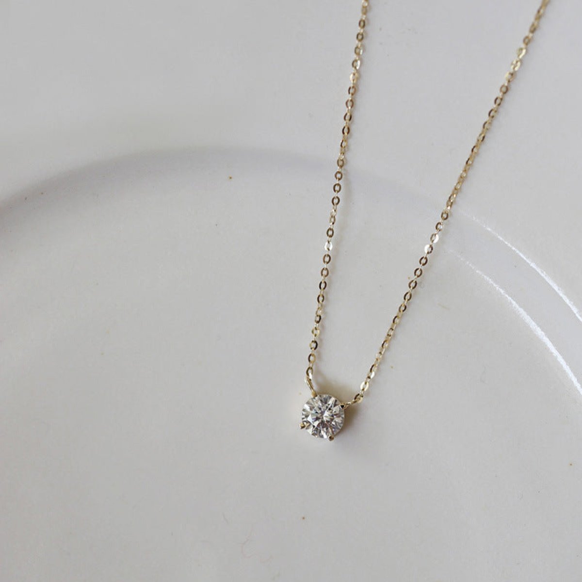 Everyday Solitaire Necklace